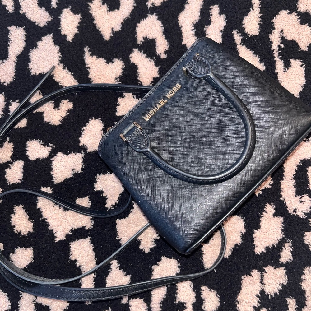 Michael Kors Mini Black Leather Handbag